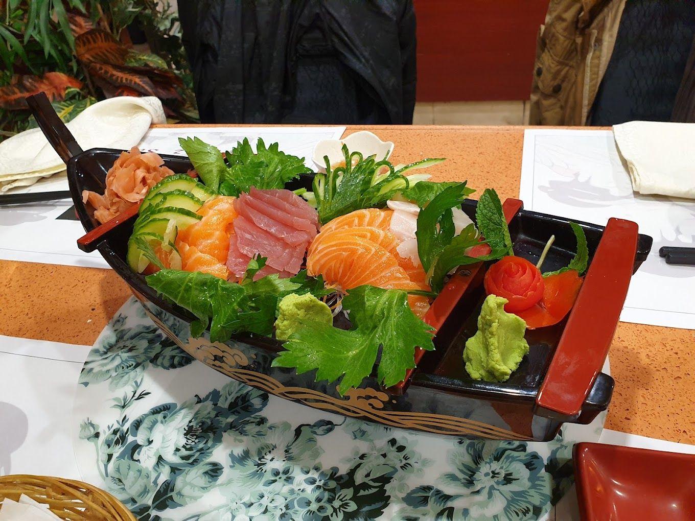 sashimi yama yen - menu bâteau